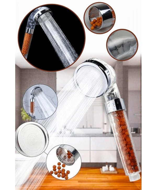 Boncuklu Su Tasarruflu Kireç Önleyici Duş Başlığı