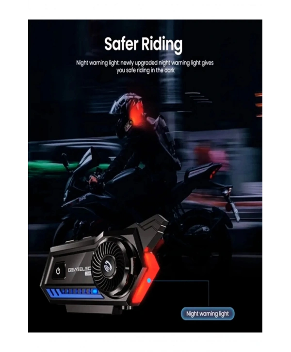Bt57 Motosiklet Kask Kulaklık Intercom Işıklı Motorsiklet Interkom