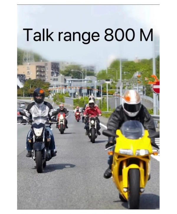 Bt62 Motosiklet Kask Kulaklığı Bluetooth Intercom 2 Intercom Bağlantılı