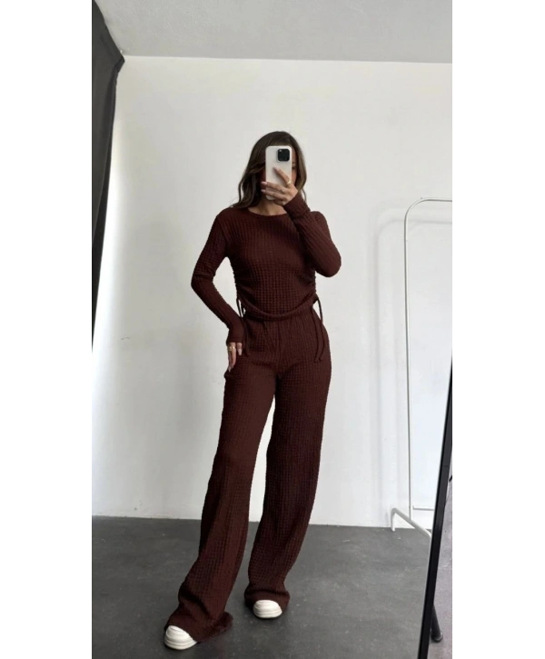 Bubble alt üst takım kahve pt510446