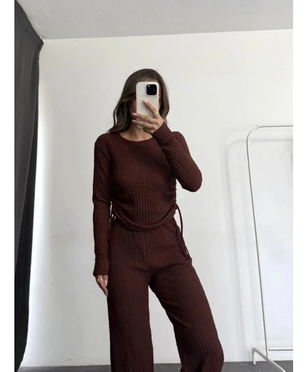 Bubble alt üst takım kahve pt510446