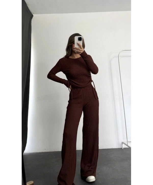 Bubble alt üst takım kahve pt510446