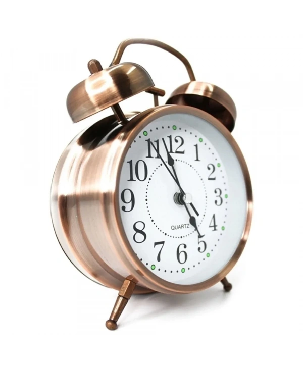 Büyük Boy Metal Bakır Çalar Saat