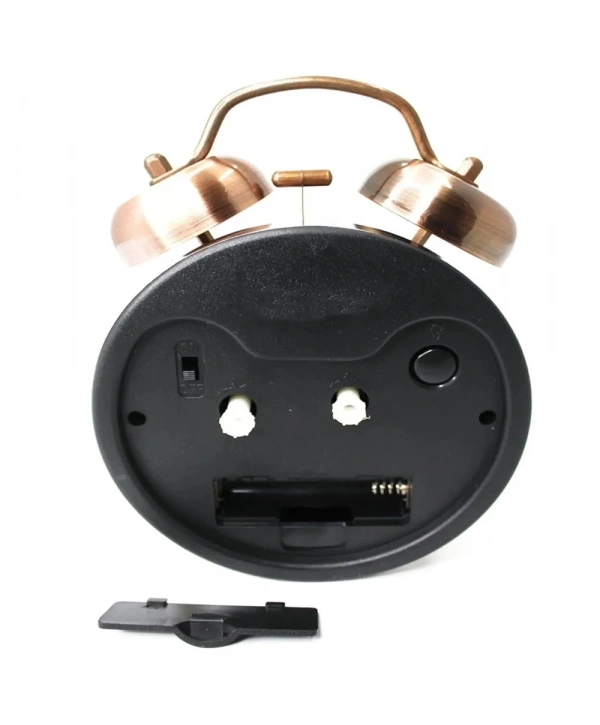 Büyük Boy Metal Bakır Çalar Saat