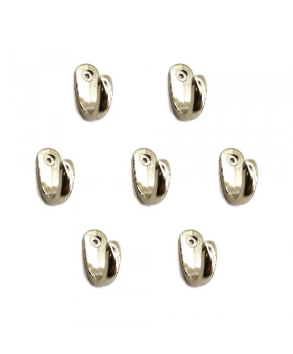 Büyük Tekli Fincan Askı, Dekor Askısı - Nikel, 12x23x30 Mm