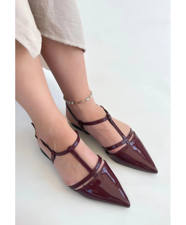 Canca Bordo Rugan Babet Ayakkabı