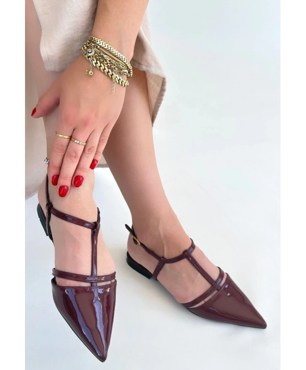 Canca Bordo Rugan Babet Ayakkabı