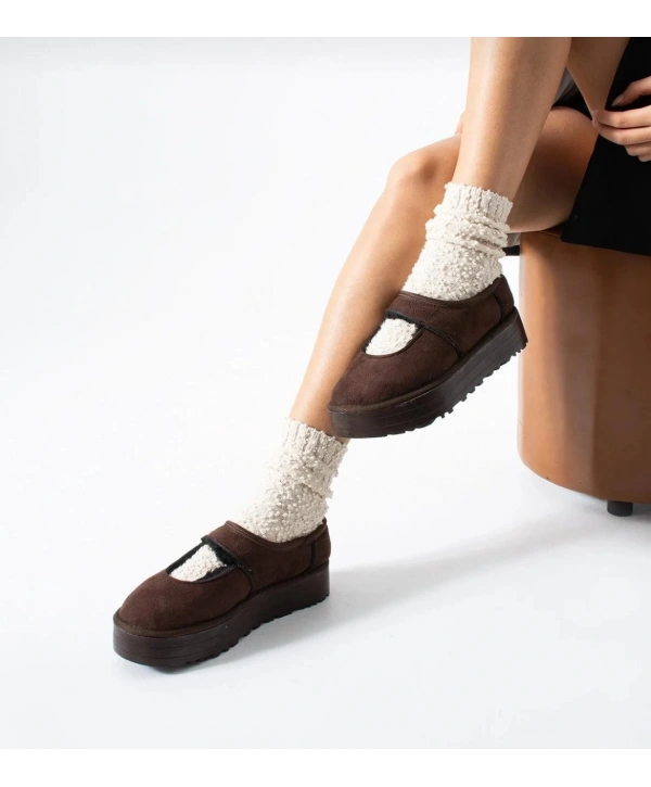 Carren Kahverengi Süet Bot