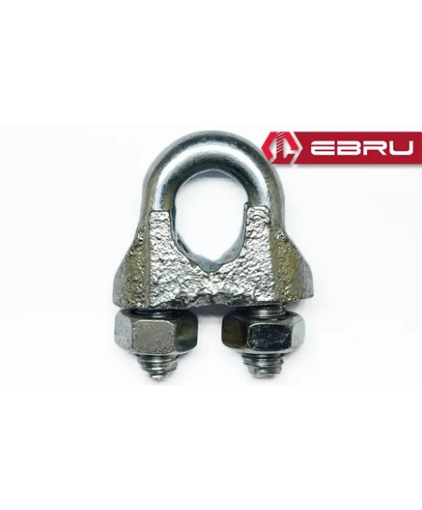 Çelik Halat Bağlama, Düğüm, Klemens 10 Mm - 25 Adet