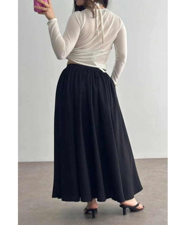 Cepli keten etek siyah kz24