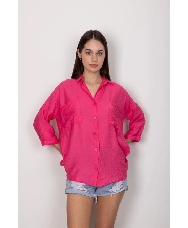 Cepli salaş gömlek t1010