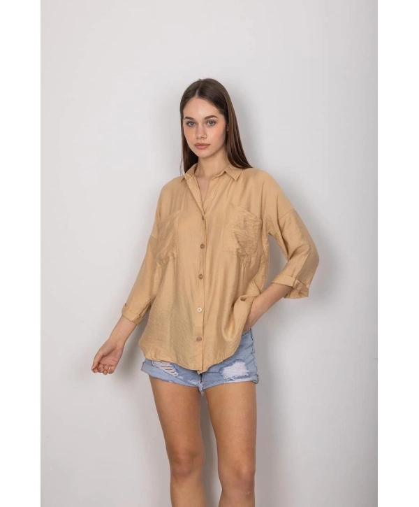 Cepli salaş gömlek t1010