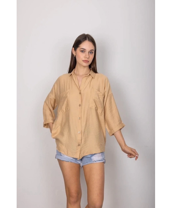 Cepli salaş gömlek t1010