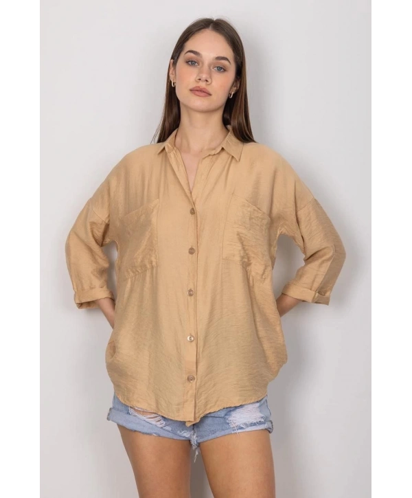 Cepli salaş gömlek t1010