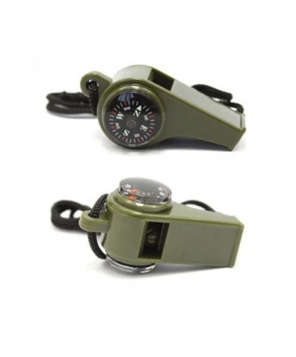 Çok Fonksiyonlu Düdük Pusula,  Kamp Termometre Acil Survival Dişli Düdük