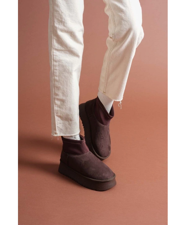 Cuen Kahverengi Süet Bot