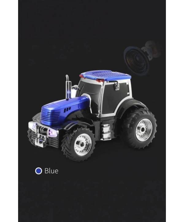 D42 Mavi Traktör Tasarım Usb/fm Radyo Bluetooth Hoparlör Speaker