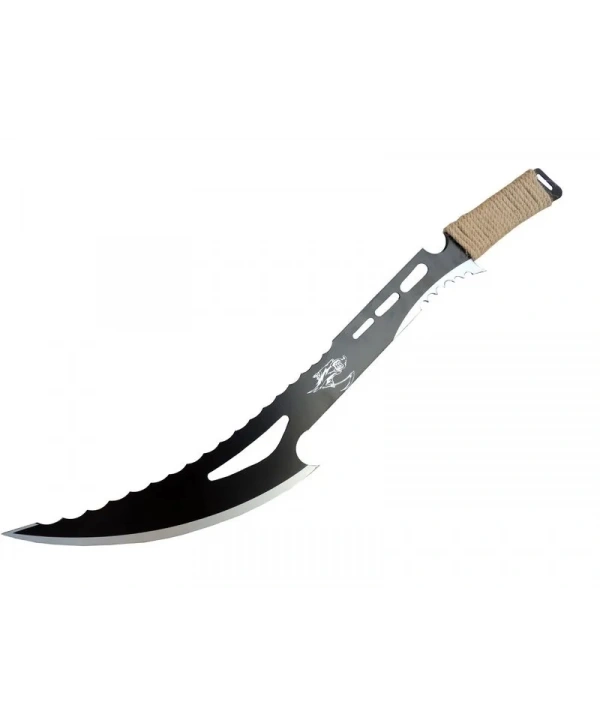 Dekoratif Azrail Kılıcı 70 Cm, Hasır İp Saplı, Keskin Değildir