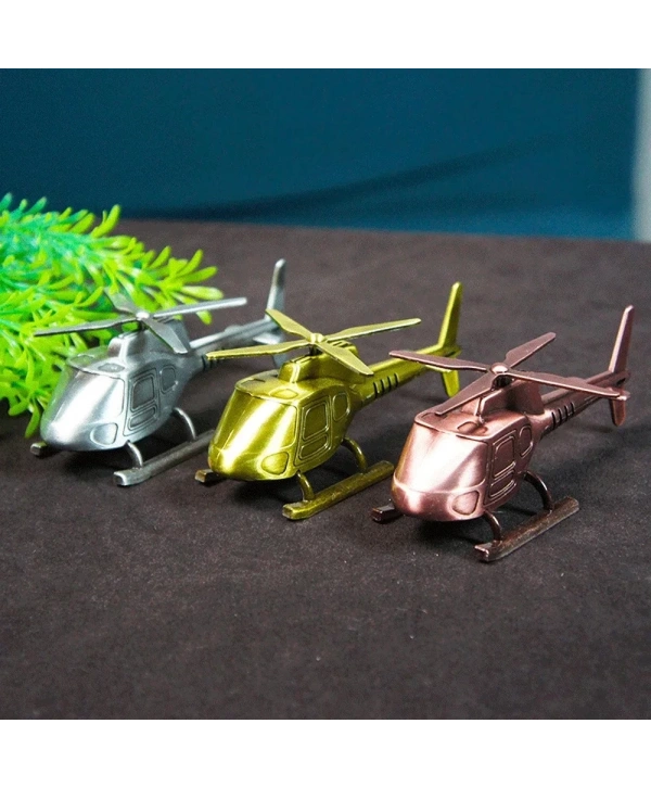 Dekoratif Metal Helikopter