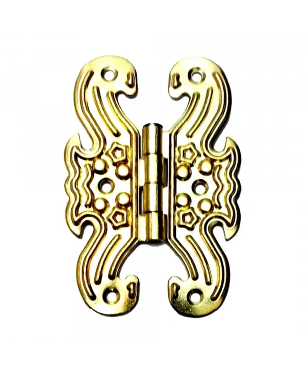 Dekoratif Sac Kelebek Menteşe - Büyük, Sarı, 100 Adet