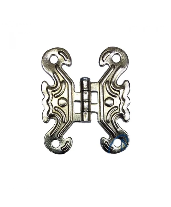 Dekoratif Sac Kelebek Menteşe - Küçük, Nikel, 100 Adet