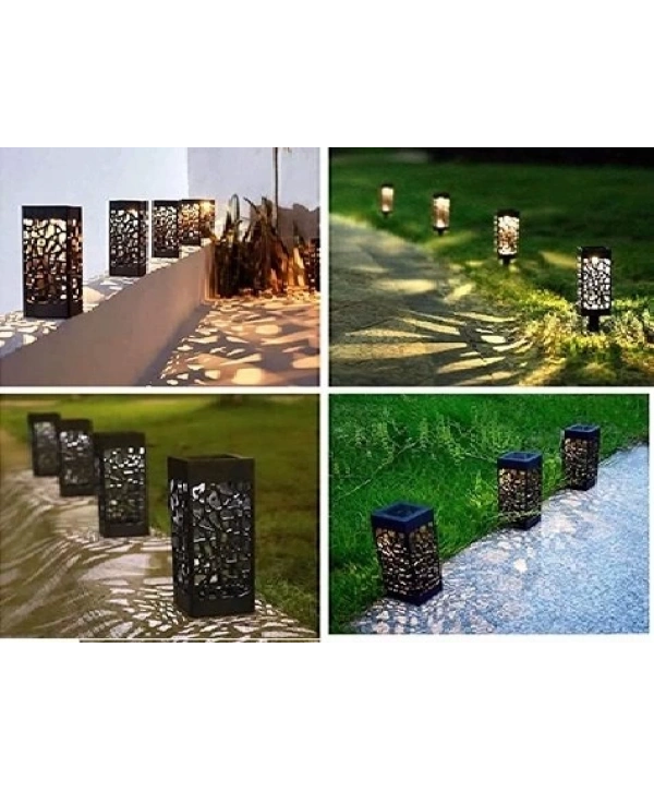 Dekoratif Solar Güneş Enerjili Bahçe Aydınlatması Yürüyüş Yolu Seti ( 8 Adet )