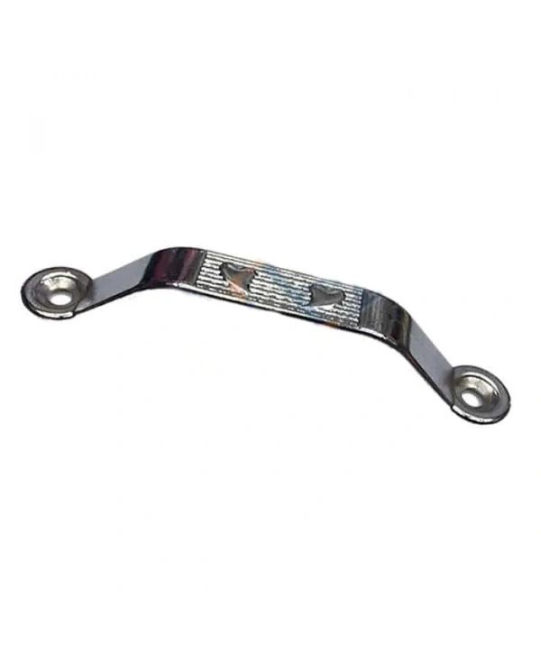 Dekoratif Zamak Kulp Dıştan - 64mm, Nikel, 100 Adet