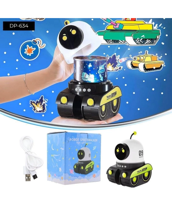 Dempower Robot Şeklinde Projektör Lamba