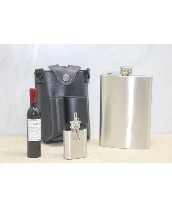 Deri Kılıflı Matara Seti Alk3927