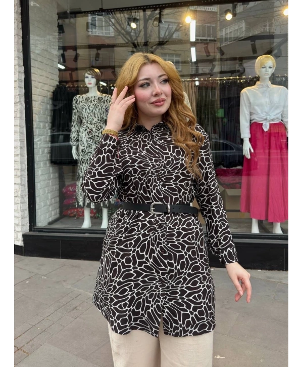 Desenli tunik gömlek