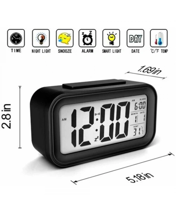 Dijital Alarmlı Masa Saati