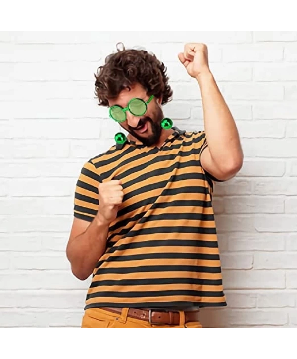 Disko Toplu Küpeli Parti Gözlüğü Yeşil Renk