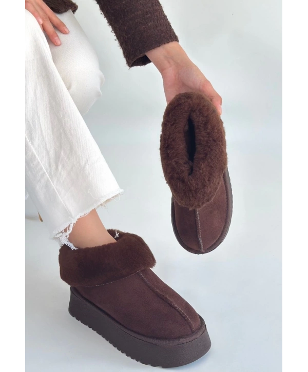 Edali Kahverengi Süet Bot