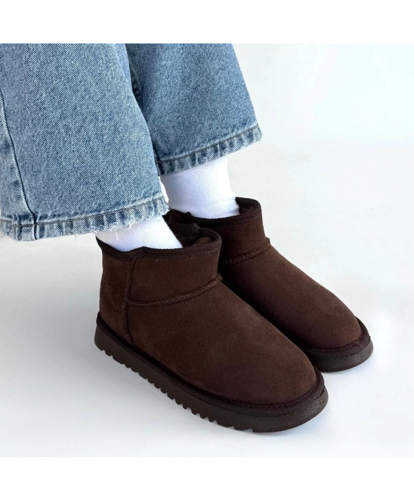 Elsa Kahverengi Süet Bot