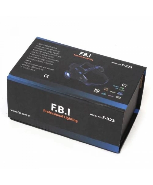 F-323 Q5 Led Lityum Polimer Su Geçirmez Şarjlı Kafa Feneri