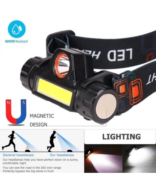 F-3434 Şarjlı Mıknatıslı Kafa Feneri