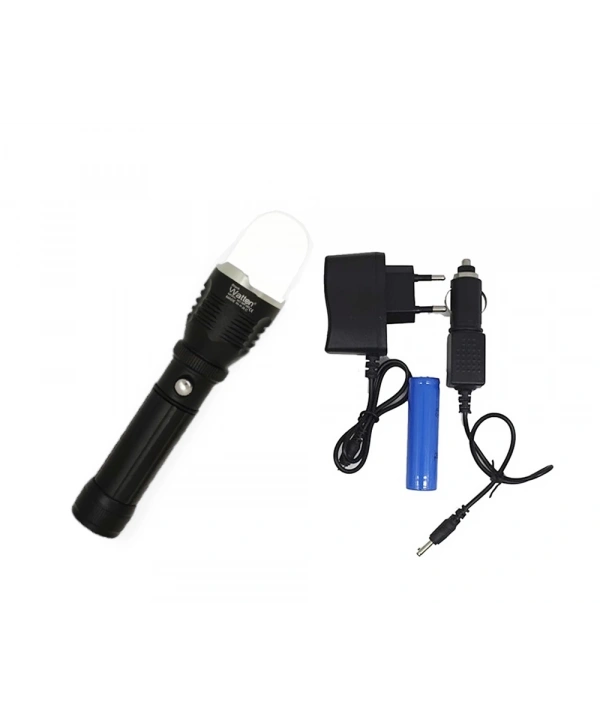 Flaşörlü Uzun Mesafeli Şarjlı Pilli Mıknatıslı El Feneri  Wt-282