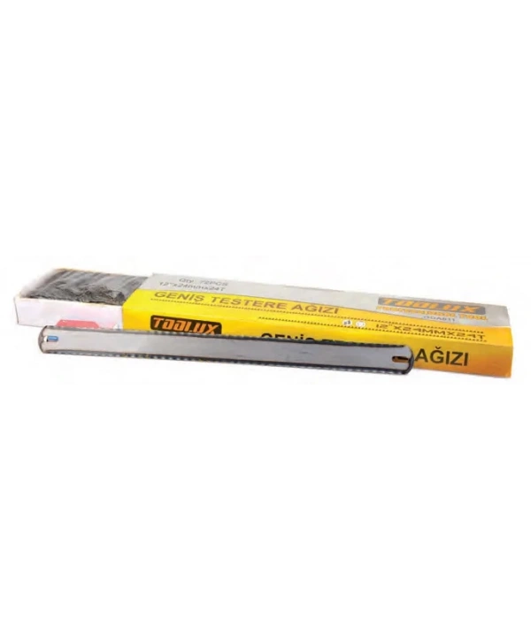 Geniş Demir Testere Ağzı Çift Taraflı - 72 Adet