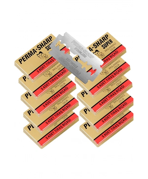 Gillette Perma-sharp 5li Traş Jileti 20 Paket