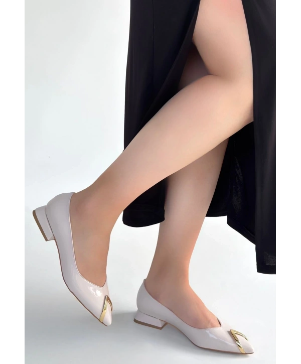 Goes Bej Rugan Babet Ayakkabı