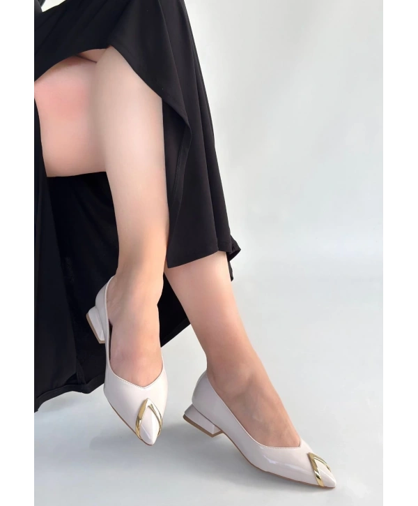 Goes Bej Rugan Babet Ayakkabı