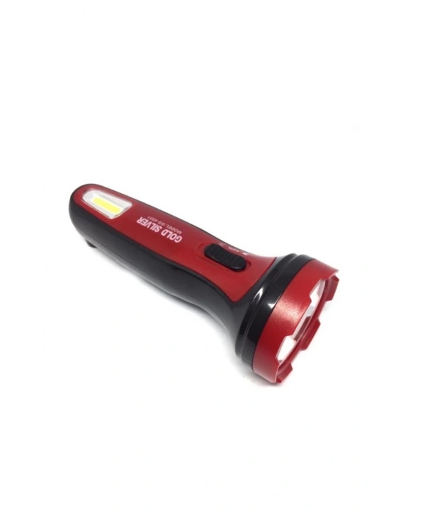 Gold Sılver Gs-4531 3 Watt+1 Watt Cob Ledli Şarjlı El Feneri