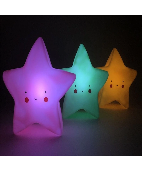 Gülen Yıldız Tasarımlı Led Işıklı Masa Lambası