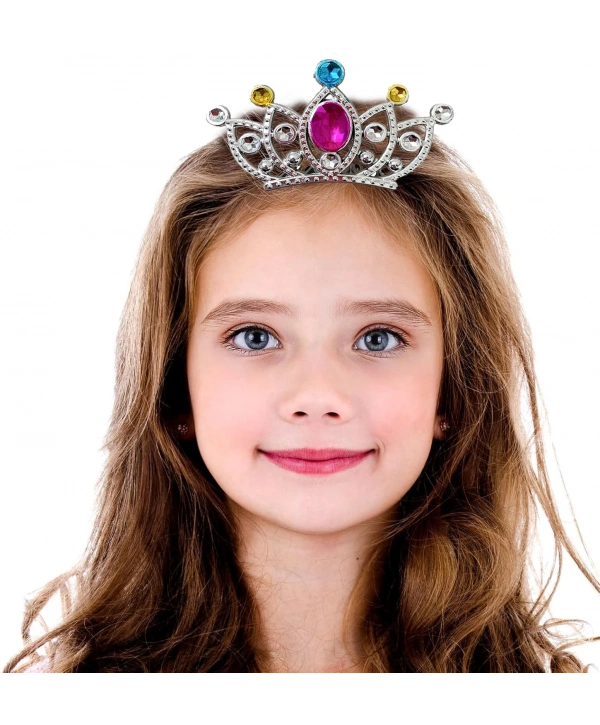 Gümüş Renk Taraklı Model Prenses Kraliçe Tacı 2 No 12x7 Cm