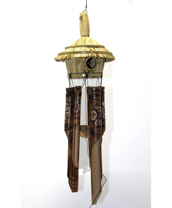 Hasır Kuş Yuvalı Bambu Çan 3dıarta-12-20