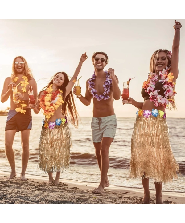 Hawaii Tarzı Hula Eteği – 60 Cm Hasır Naturel Etek