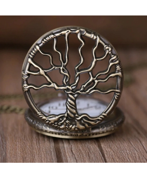 Hayat Ağaçı Tasarımlı Köstekli Saat