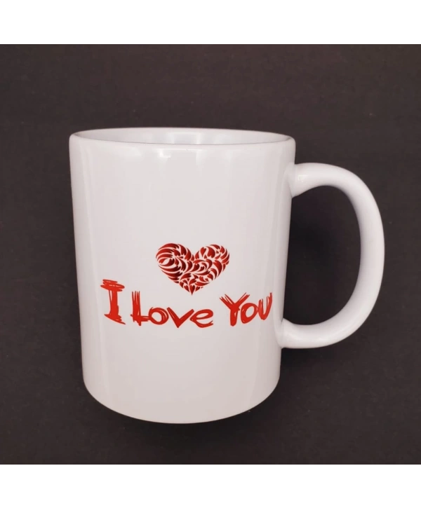 I Love You Baskılı Bardak