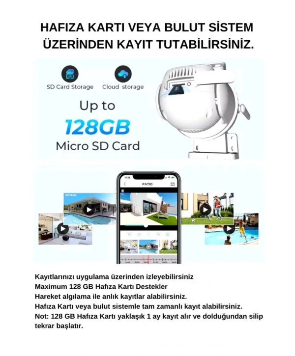 Ip Kamera 2+2 Mp 4mp 1080p Ultra Hd Hareketli Sensör Dış Ortam Ip Kamera Speed Dome Akıllı Ip Çift Kamera