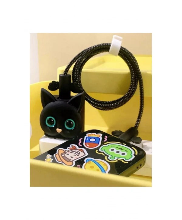 Iphone 18w/20w Uyumlu Şarj Aleti Kılıfı, Şarj Kablosu Örme Aparatı, Toparlayıcı,